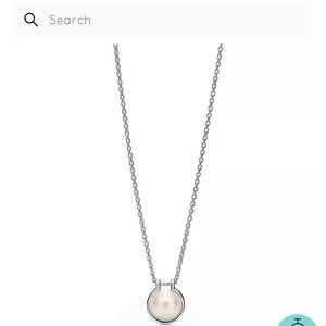 Tiffany & Co. Hardwear freshwater pearl link pendant in sterling silver